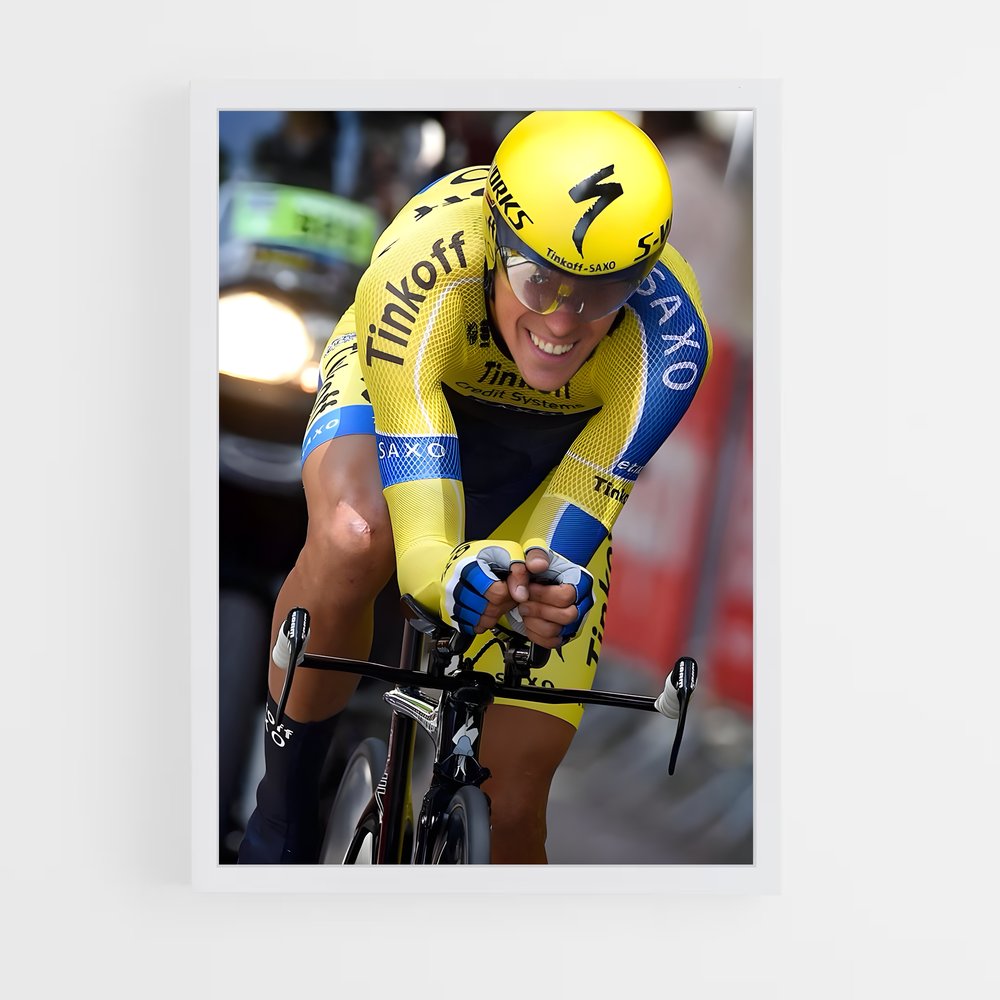 Poster Alberto contador – affiche Cyclisme (vue 3)